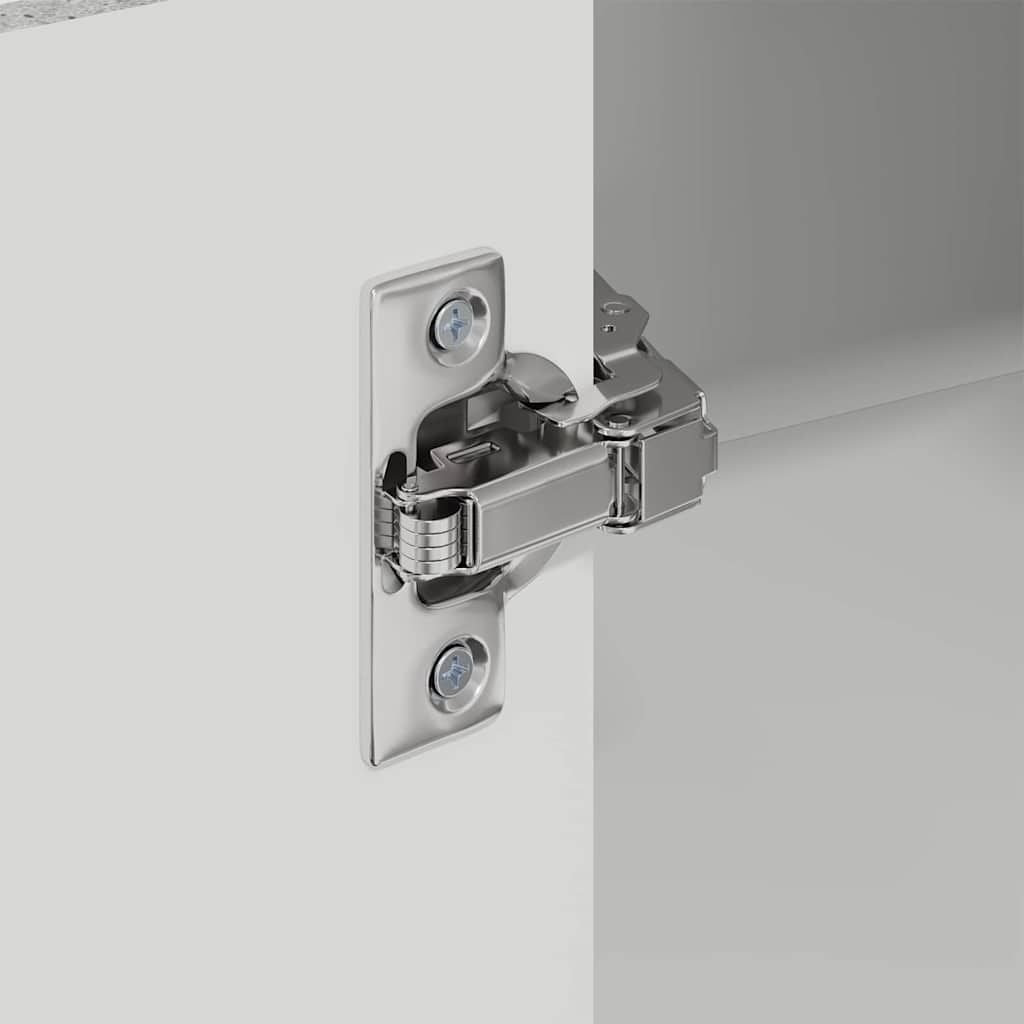 Küchenhängeschrank Beton Grau 57 x 57 x 100 cm Holzwerkstoff