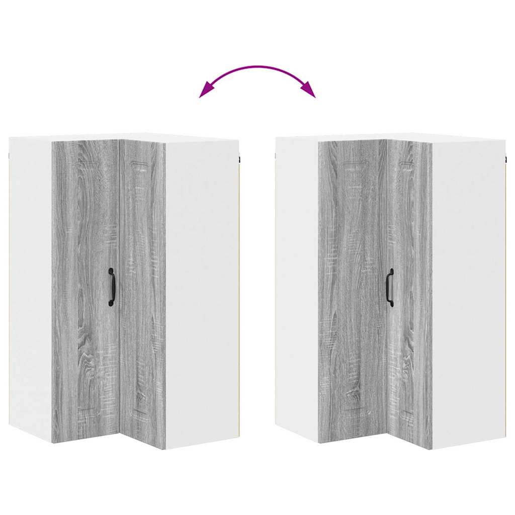 Küchenhängeschrank Graues Sonoma 57 x 57 x 100 cm Holzwerkstoff