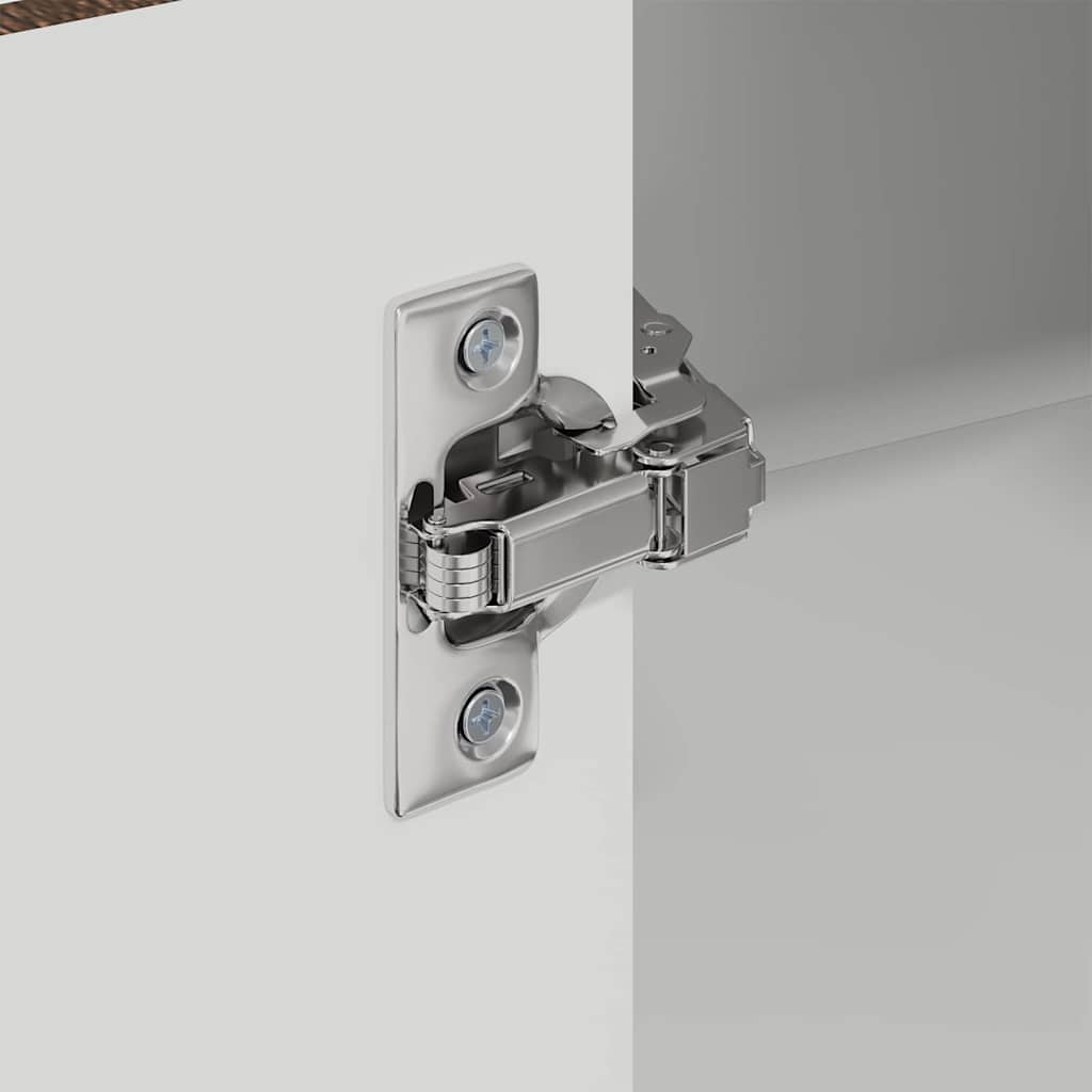 Küchenhängeschrank mit Tür Braun Eichen-Optik 57 x 57 x 100 cm