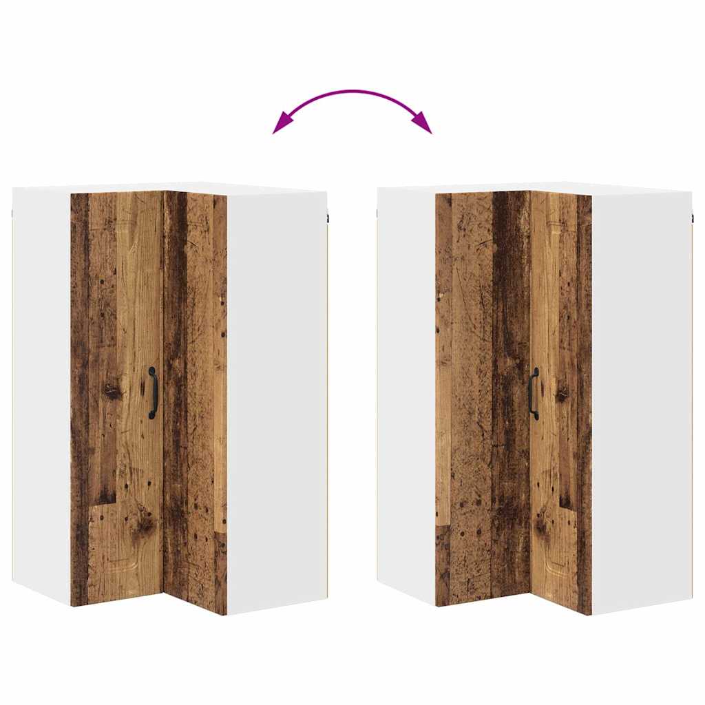 Küchenhängeschrank Altholz 57 x 57 x 100 cm Holzwerkstoff