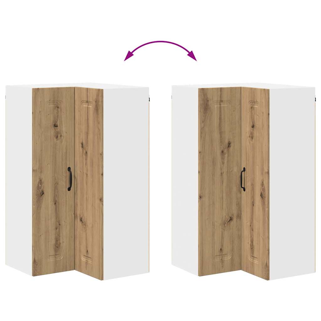 Küchenhängeschrank Artisan-Eiche 57 x 57 x 100 cm Holzwerkstoff