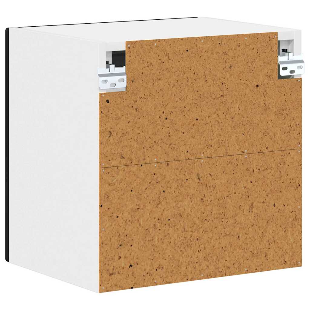 Küchenhängeschrank 2 pcs Schwarz 40 x 31 x 40 cm Holzwerkstoff