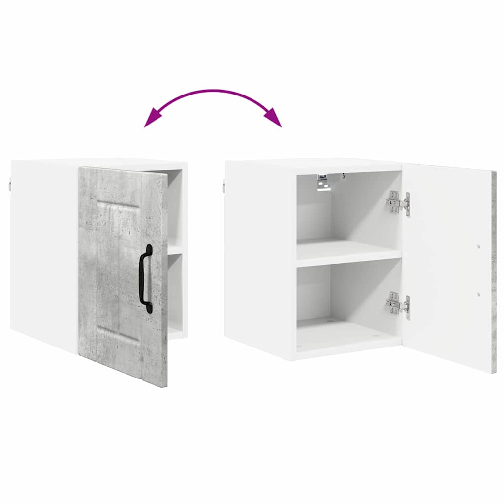 Küchenhängeschrank Beton Grau 30 x 31 x 40 cm Holzwerkstoff