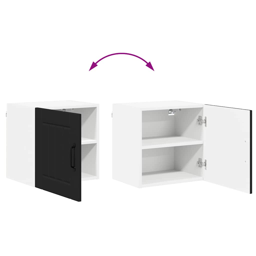 Küchenhängeschrank Schwarz 40 x 31 x 40 cm Holzwerkstoff