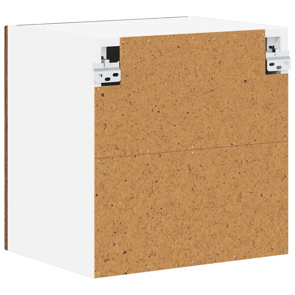 Küchenhängeschrank mit Regal Braun Eichen-Optik 40 x 31 x 40 cm