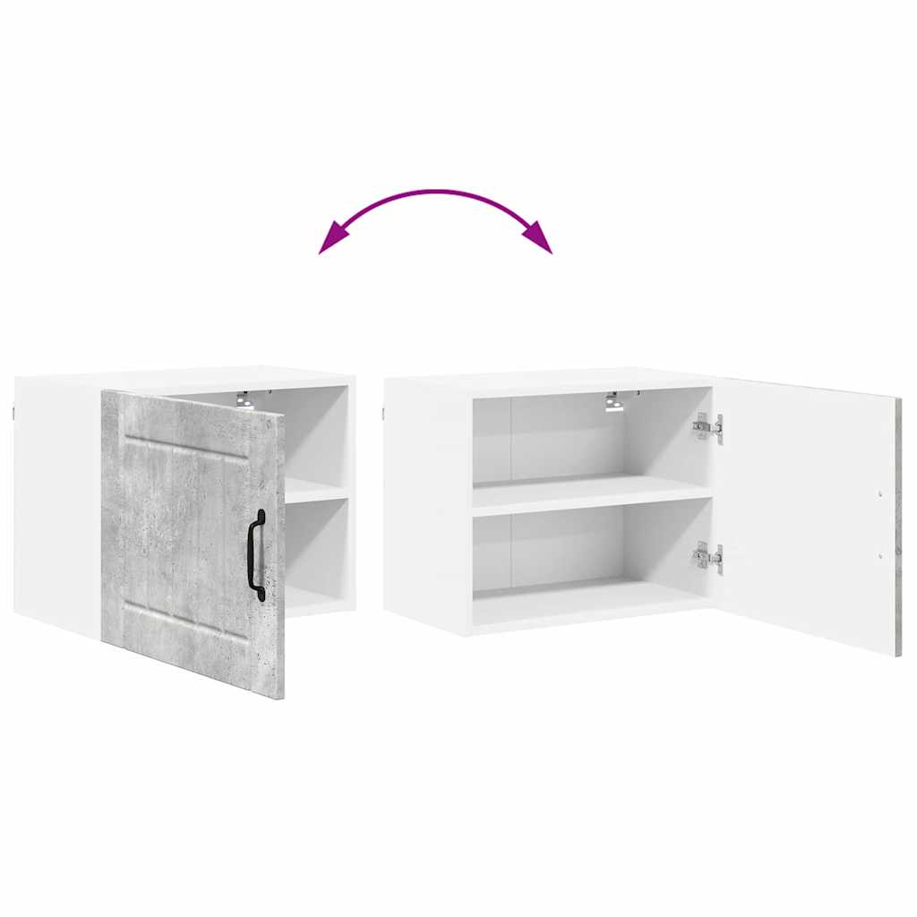 Küchenhängeschrank Beton Grau 50 x 31 x 40 cm Holzwerkstoff