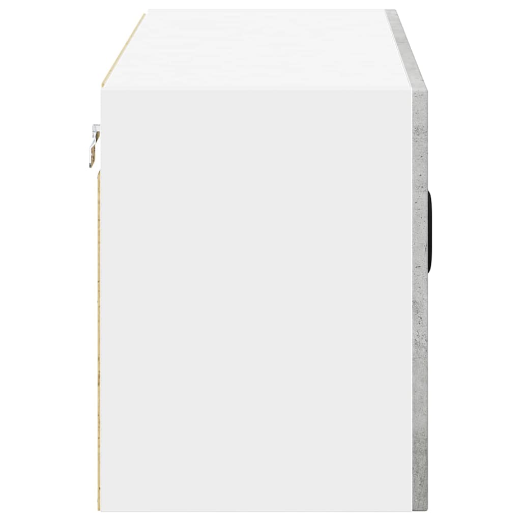 Küchenhängeschrank Beton Grau 80 x 31 x 40 cm Holzwerkstoff