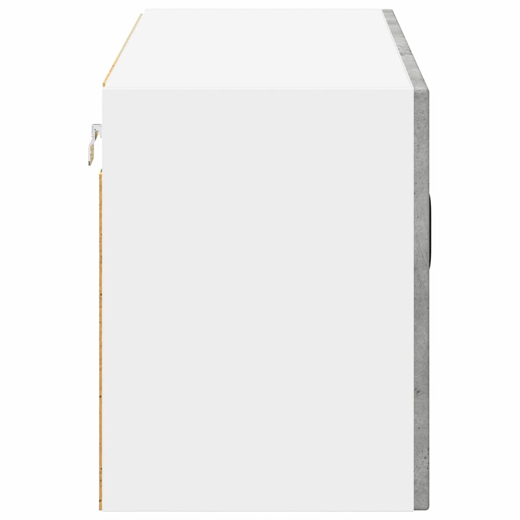 Küchenhängeschrank Beton Grau 80 x 31 x 40 cm Holzwerkstoff