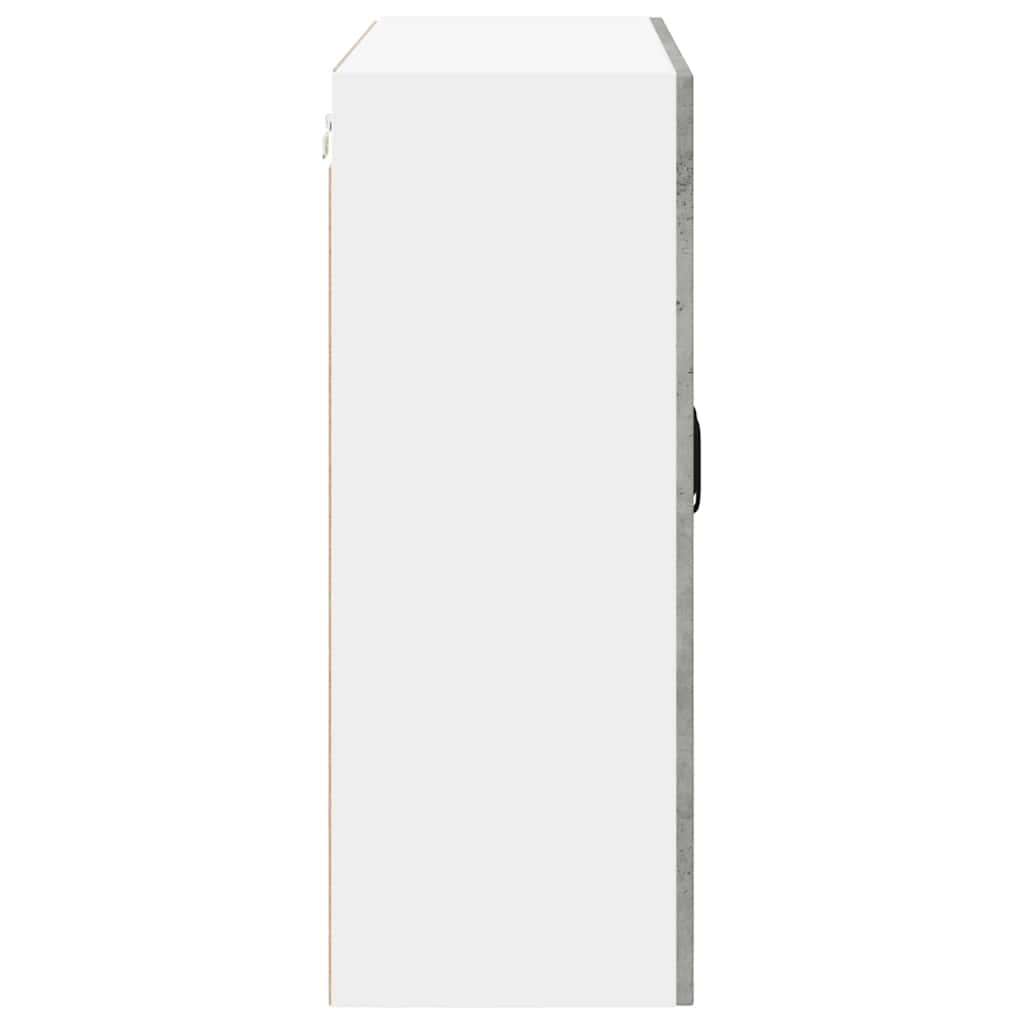 Küchenhängeschrank Beton Grau 80 x 31 x 80 cm Holzwerkstoff