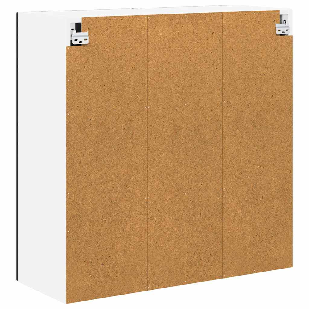 Küchenhängeschrank Schwarz 80 x 31 x 80 cm Holzwerkstoff