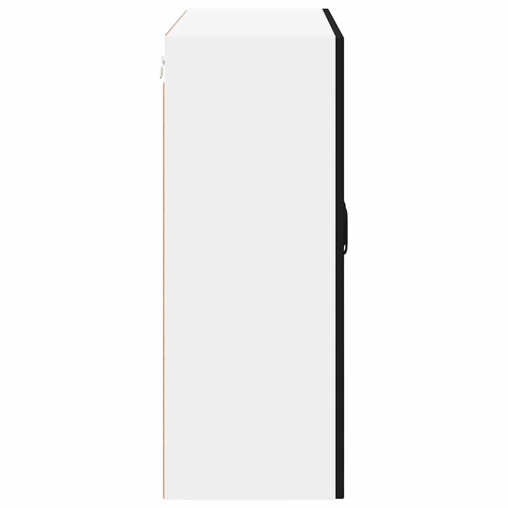 Küchenhängeschrank Schwarz 80 x 31 x 80 cm Holzwerkstoff