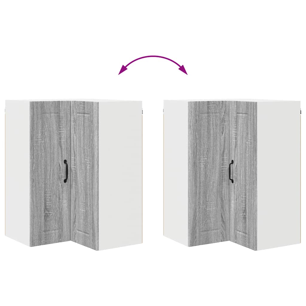 Küchenhängeschrank Graues Sonoma 57 x 57 x 80 cm Holzwerkstoff