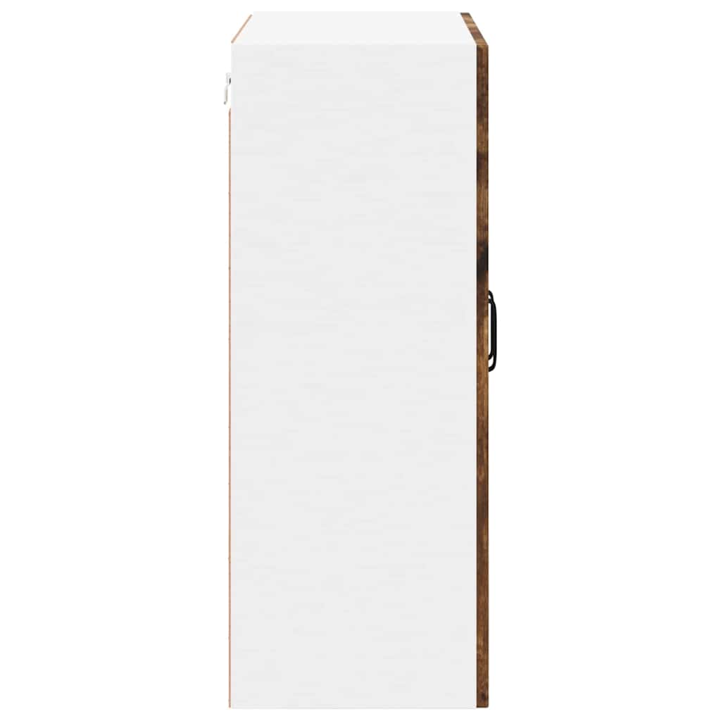 Küchenhängeschrank mit Regal Geräucherte Eiche 60 x 31 x 80 cm