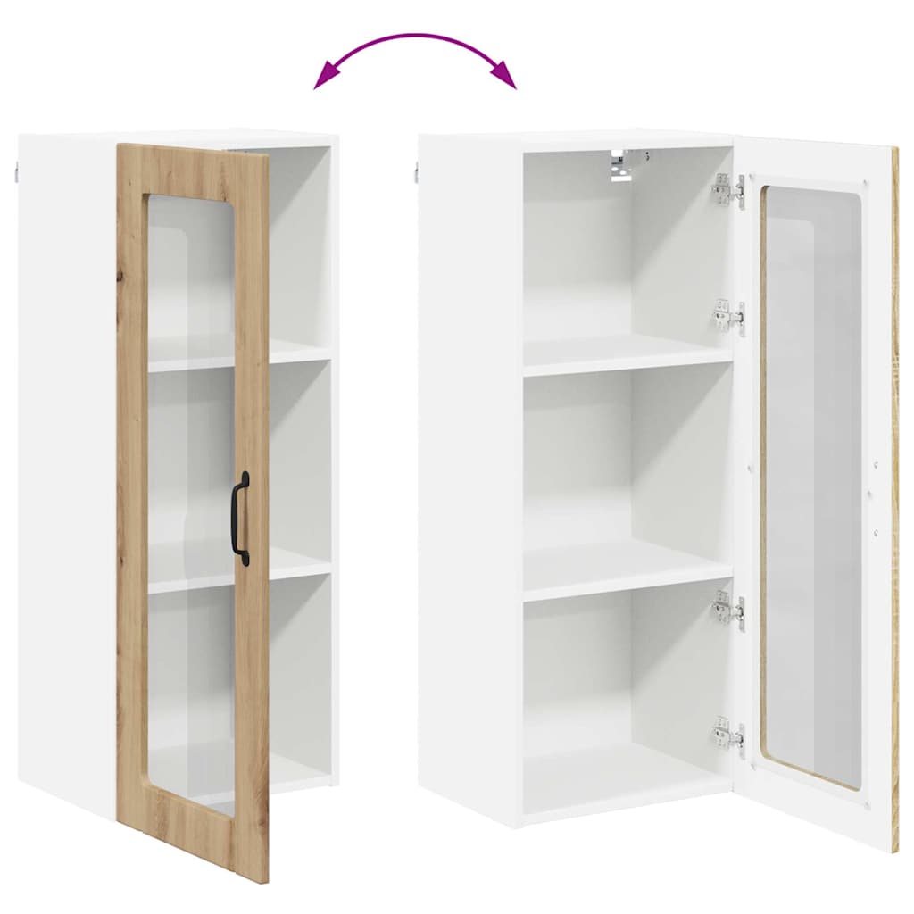 Küchenhängeschrank Artisan-Eiche 40 x 31 x 100 cm Holzwerkstoff