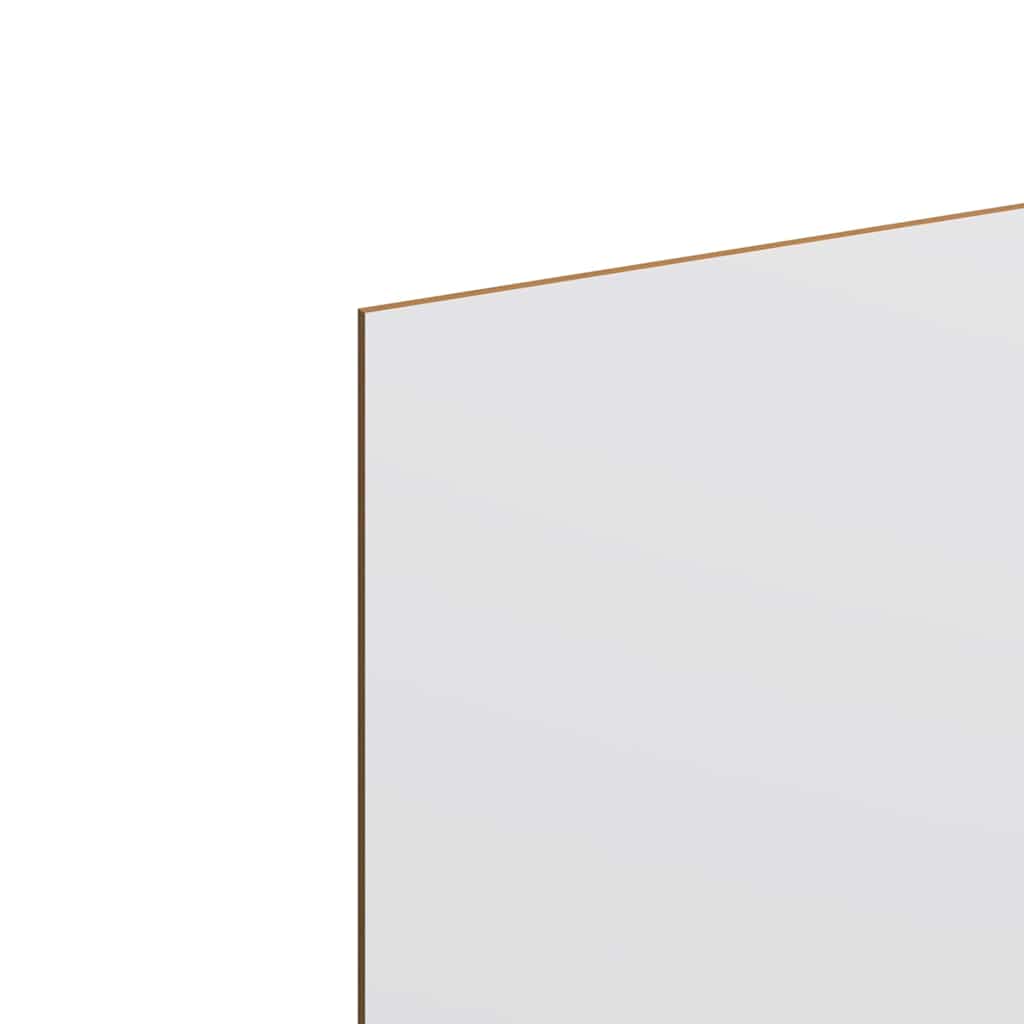 Dekoplatten 12 pcs Weiß 15 x 21 x 0.3 cm Holzwerkstoff