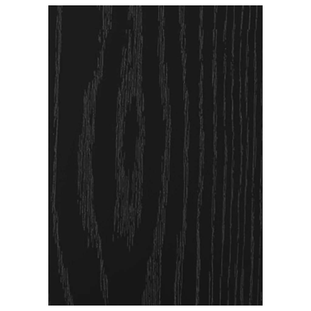 Dekoplatten 12 pcs Schwarz Eichen-Optik 21 x 30 x 0.3 cm