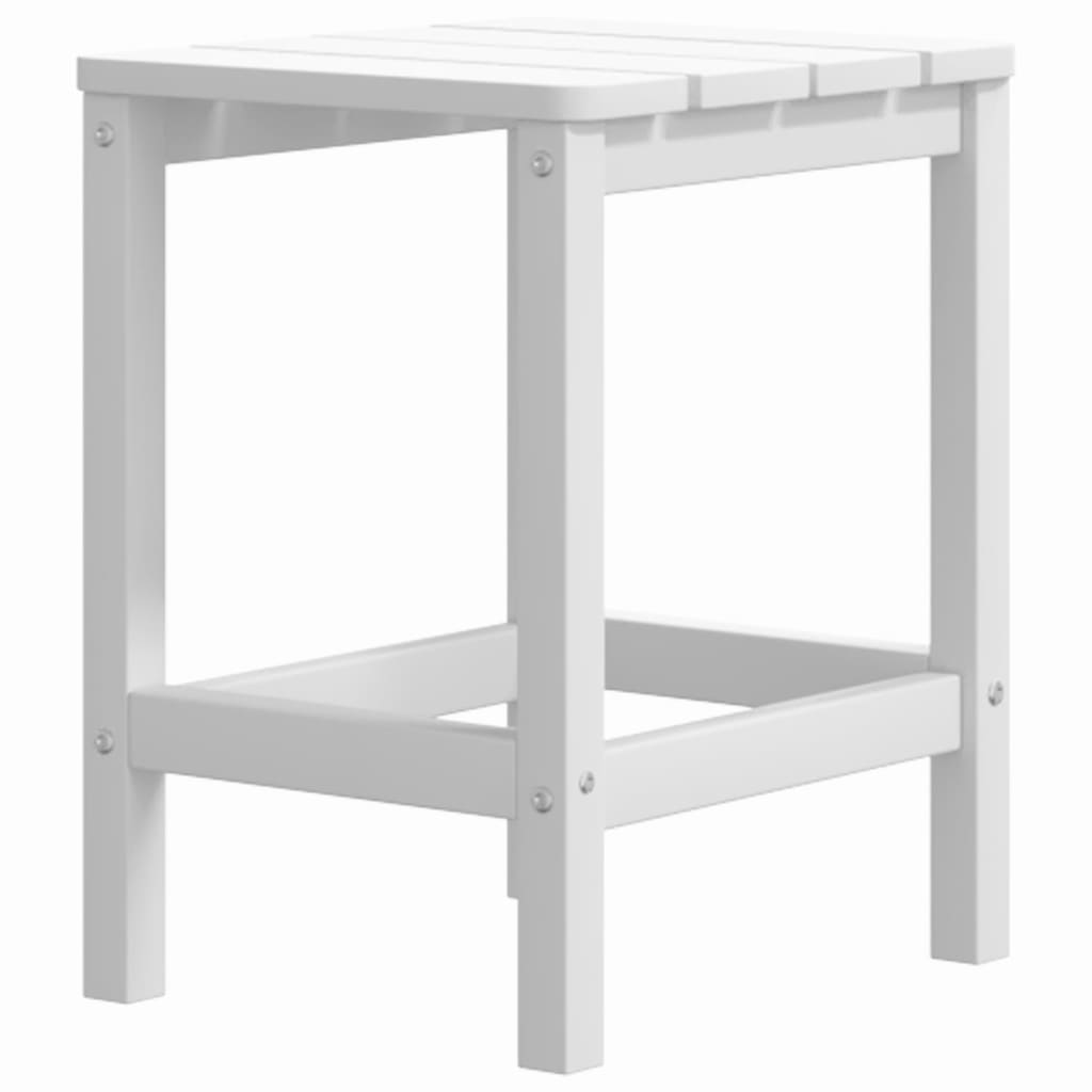 Adirondack-Gartentisch Weiss 38x38x46 cm HDPE